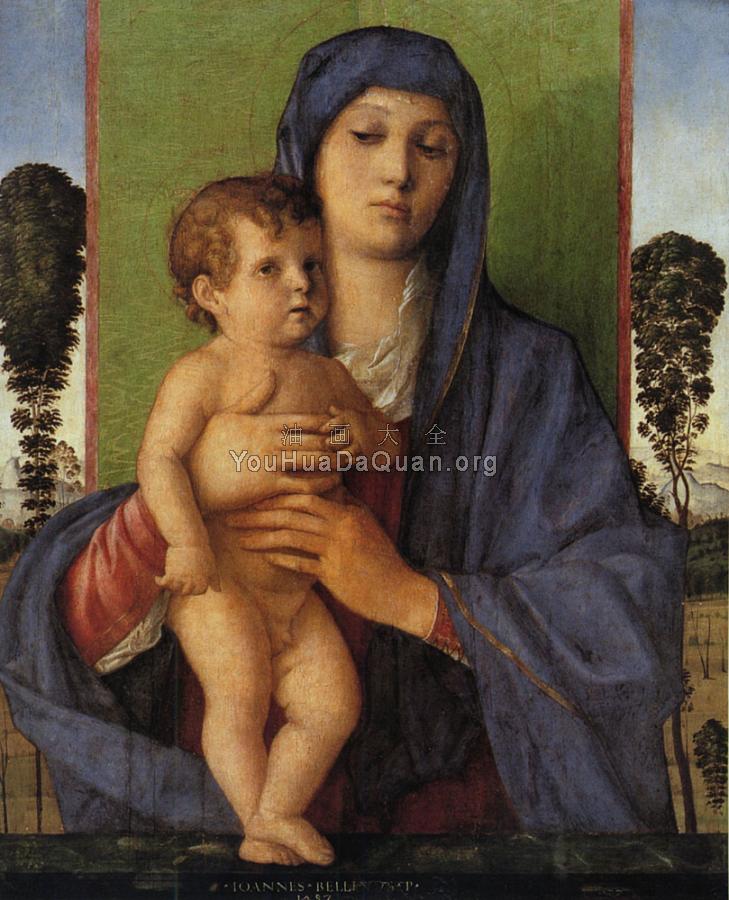 Bellini Giovanni Madonna degli alberetti - 乔凡尼·贝利尼